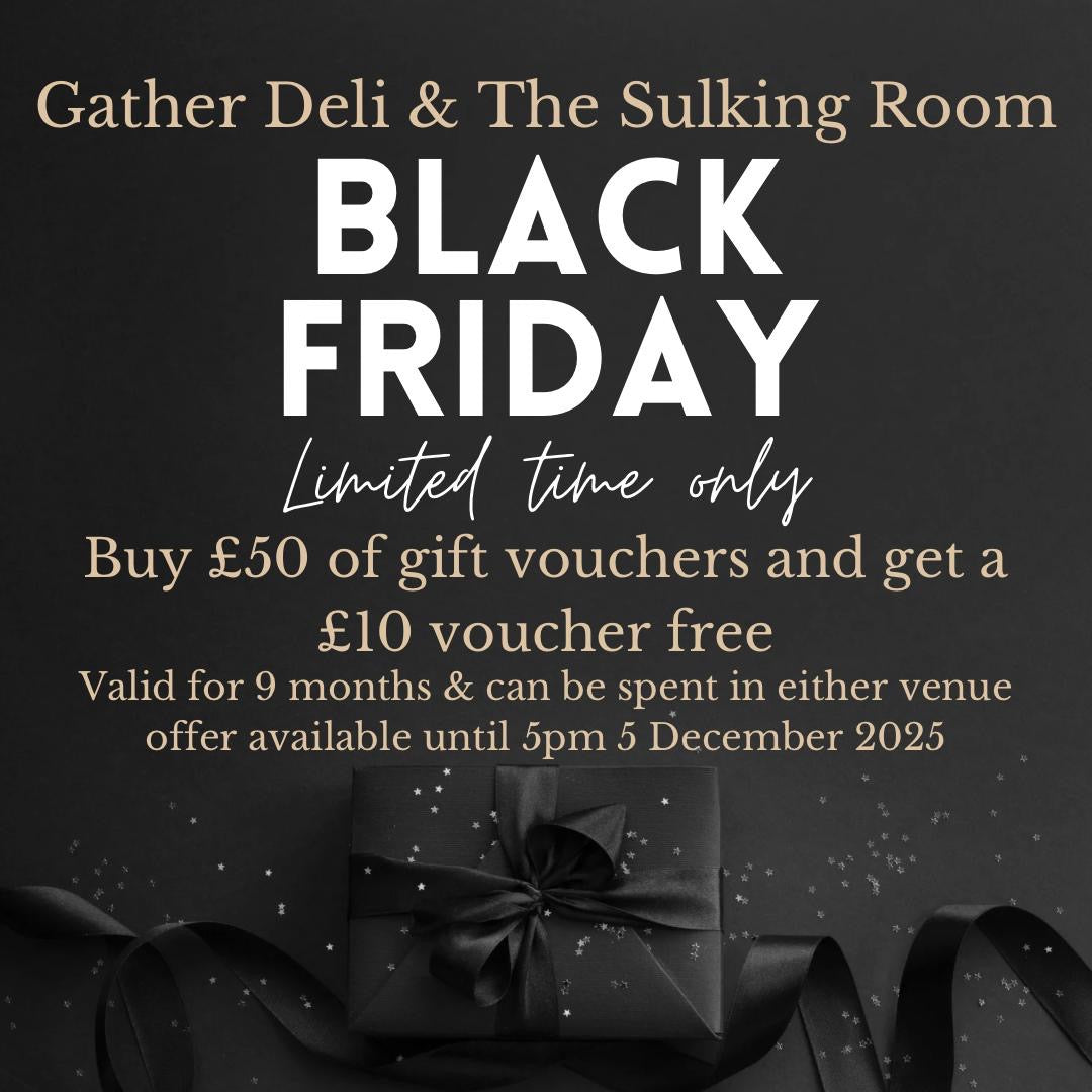 Black Friday £50 Gift voucher (get £10 extra free)